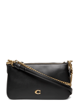 Coach - Refined Calf Leather Audrey Crossbody Bag - Rankinė - Juoda