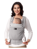 Momcozy - Momcozy  Newborn To Toddler Air Mesh Soft Structured Carrier Grey - Kūdikių nešioklės ir apklotai - Pilka
