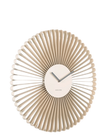 KARLSSON - Wall Clock Cascara Off White - Sieninis laikrodis - Smėlio