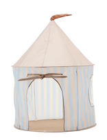Kid's Concept - Tent Stripe Light Blue - Žaislinė palapinė - Smėlio