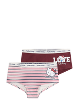 Lindex - Hello Kitty 2-Pack Hipster Briefs - Apatinės kelnaitės - Tamsiai mėlyna