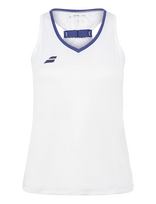 Babolat - Play Tank Top Women - Sportinė palaidinė be rankovių - Balta