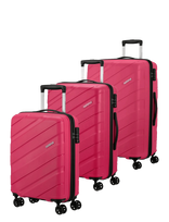 American Tourister - Jetdriver 3.0 3 Pc Set A Rasberry Pink - Pilotų ir verslo lagaminai - Rožinė