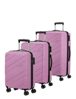 American Tourister - Jetdriver 3.0 3 Pc Set A Rasberry Pink - Pilotų ir verslo lagaminai - Rožinė