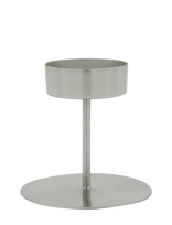 House Doctor - Tealight Holder, Hdanit, Silver Fin - Žvakių laikiklis - Sidabro