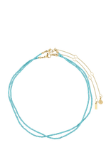 Pilgrim - Haze Necklaces 2-In-1 Set, Blue/Gold-Plated - Dailūs karoliai - Aukso