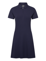 Callaway - Ribbed Dress With Compression Shorts - Sportinė suknelė - Tamsiai mėlyna