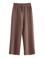 Lindex - Wide Sweatpants - Sportinės kelnės - Ruda