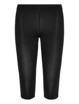 Monki - Soft Mid Rise Capri Leggings - Kapri kelnės - Juoda