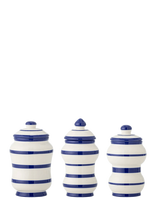 Bloomingville - Maynard Jar W/Lid - Virtuvės stiklainis - Mėlyna