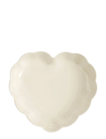 Emile Henry - Madeleine Hjärtanform Cream - Orkaitės indas - Kreminė spalva
