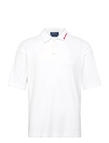 Polo Ralph Lauren - Relaxed Fit Terry Polo Shirt - Sportiniai trumparankoviai polo marškinėliai - Balta