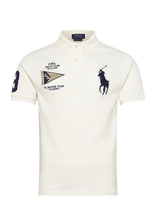 Polo Ralph Lauren - Custom Slim Fit Big Pony Polo Shirt - Marškinėliai trumpomis rankovėmis - Kreminė spalva
