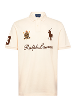 Polo Ralph Lauren - Classic Fit Big Pony Mesh Polo Shirt - Marškinėliai trumpomis rankovėmis - Kreminė spalva