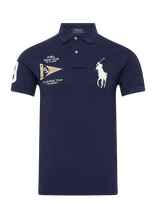 Polo Ralph Lauren - Custom Slim Fit Big Pony Polo Shirt - Marškinėliai trumpomis rankovėmis - Tamsiai mėlyna
