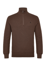 Polo Ralph Lauren - 32/2 Cotton-Sweater-Half Zip - Megztinis su užtrauktuku - Ruda