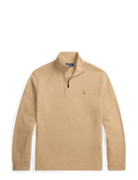 Polo Ralph Lauren - 40/1 Dbl Knit Jacq-Knt-Pullover - Megztinis su užtrauktuku - Smėlio