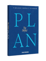 PRINTWORKS - Weekly Planner - The Perfect Plan, Blue - Organizatorius - Marga / raštuota