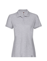 Fruit Of The Loom - Ladies Premium Polo - Polo marškinėliai - Pilka
