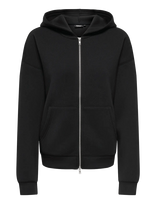 ONLY - Onlnaomi L/S Two-Way Zip Hoodie Swt Noos - Džemperis - Juoda