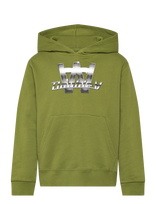 WOOD WOOD - Wwizzy Chrome Combo Hoodie Gots - Džemperis - Žalia