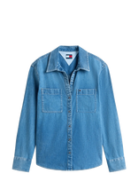 Tommy Jeans - Regular Fit Shirt - Džinsiniai marškiniai - Mėlyna