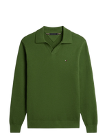 Tommy Hilfiger - Seasonal Structure Ls Johnny - Polo marškinėliai ilgomis rankovėmis - Žalia