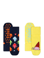 Happy Socks - Kids 2-Pack Ice Cream Anti-Slip Socks - Neslystančios kojinės - Marga / raštuota