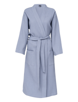 Høie Of Scandinavia - Vega Waffle Bath Robe - Chalatas - Mėlyna