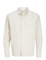 Jack & Jones - Jjetravis Shirt Ls Noos - Džinsiniai marškiniai - Kreminė spalva