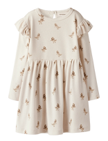 Lil'Atelier - Nmflavo Esk Ls Dress Lil - Suknelė kūdikiui ilgomis rankovėmis - Kreminė spalva