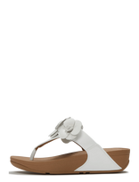 FitFlop - Lulu Flower Toe-Post Sandals - Šlepetės - Balta