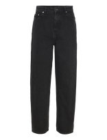 GANNI - Rigid Denim Stary - Tiesaus kirpimo džinsai - Juoda