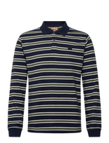 Mos Mosh Gallery - Mmghappe Ls Polo Tee - Marškinėliai ilgomis rankovėmis - Tamsiai mėlyna