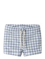 Lil'Atelier - Nmmfinley Swim Tights Lil - Maudymosi šortai - Mėlyna