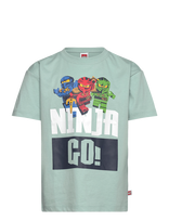 Lego Wear - Lego® Ninjago® T-Shirt S/S - Lwtaj 302 - Marškinėliai trumpomis rankovėmis - Mėlyna