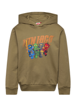 Lego Wear - Lego® Ninjago® Hooded Sweatshirt - Lwsian 103 - Džemperis - Chaki spalva