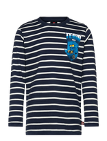 Lego Wear - Lego® Ninjago® T-Shirt L/S - Lwtaffy 602 - Ilgarankoviai marškinėliai - Tamsiai mėlyna