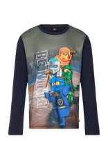 Lego Wear - Lwtaffy 608 - T-Shirt L/S. - Ilgarankoviai marškinėliai - Tamsiai mėlyna
