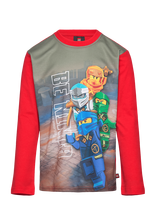 Lego Wear - Lwtaffy 608 - T-Shirt L/S. - Ilgarankoviai marškinėliai - Raudona