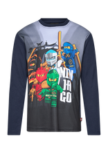 Lego Wear - Lwtaffy 707 - T-Shirt L/S - Ilgarankoviai marškiniai - Tamsiai mėlyna