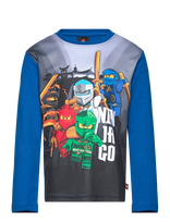 Lego Wear - Lwtaffy 707 - T-Shirt L/S - Ilgarankoviai marškiniai - Mėlyna