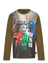 Lego Wear - Lwtaffy 707 - T-Shirt L/S - Ilgarankoviai marškiniai - Chaki spalva