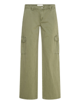 ABRAND - 99 Low & Wide Cargo Faded Army - Plačios kelnės - Chaki spalva