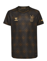 Hummel - Bif 25/26 Third Jersey S/S Kids - Futbolo marškinėliai - Ruda