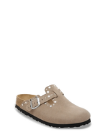 Birkenstock - Boston Rivet Leve Taupe - Plokščiakulniai bateliai - Smėlio