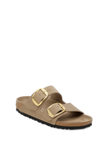 Birkenstock - Arizona Big Buckle Leoi Tabaccobrown Hex - Plokščiapadžiai sandalai - Smėlio