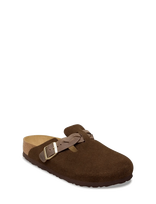 Birkenstock - Boston Braided Leoi/Leve Carafe - Plokščiakulniai bateliai - Ruda
