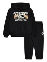 Converse - Cnvb Chest Stripe W Snkr Gfx P - Sportinis kostiumas - Juoda
