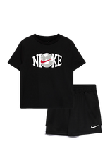 Nike - Nike Soccer Gfx Short Set - Marškinėlių rinkinys trumpomis rankovėmis - Juoda